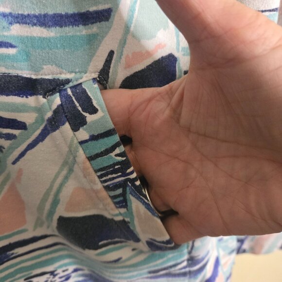 Lilly Pulitzer Skipper Popover Jacket Pier Pressure Sailboat Vacation Size M - Picture 9 of 11